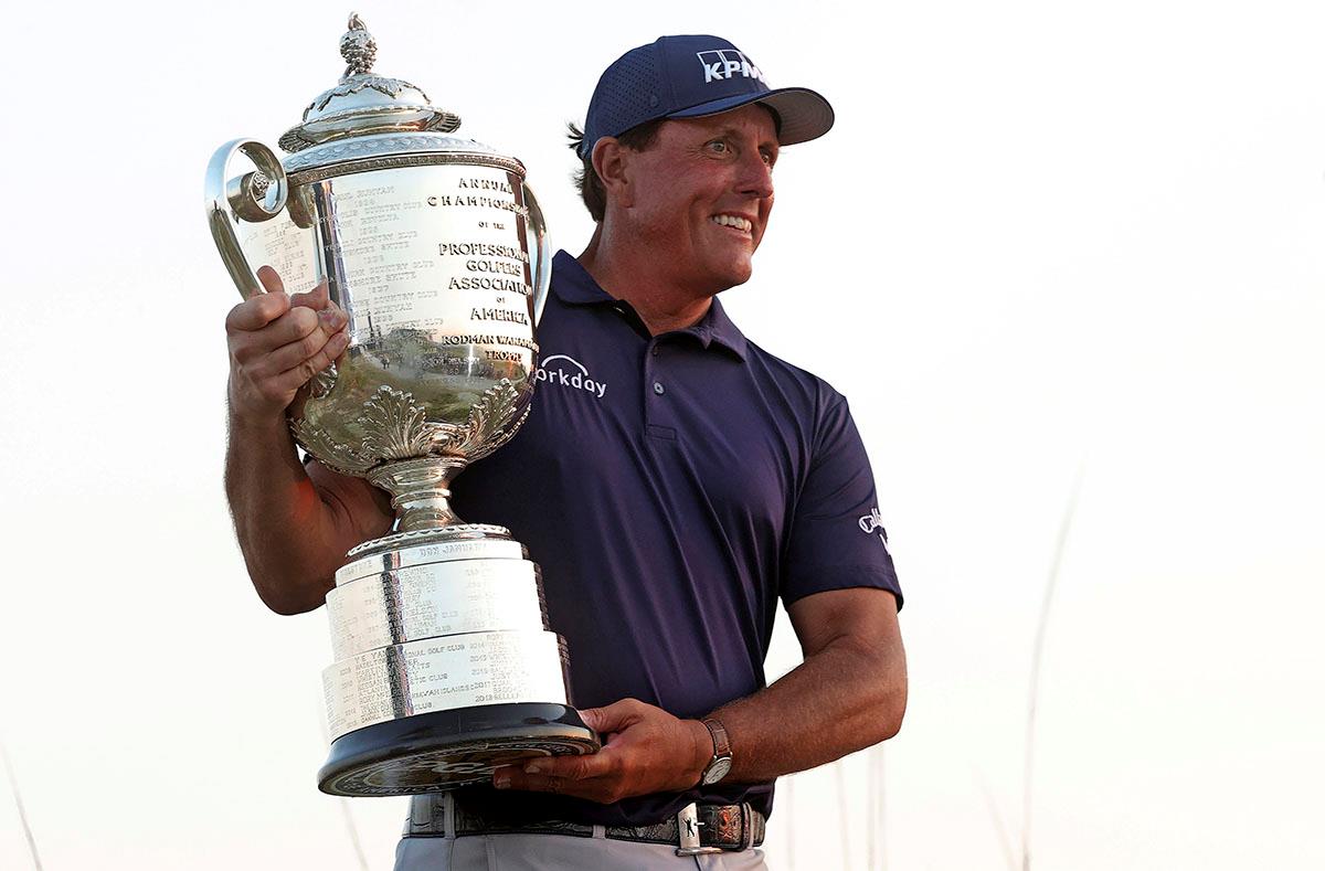 Phil Mickelson won the 2021 USPGA Championship at the age of 50