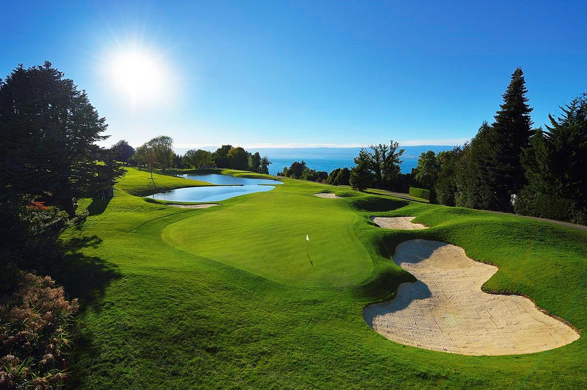 The stunning course at Evian.