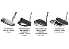 The four different Ping 2023 putter faces
