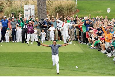 Tony Finau is one of more than 100 players on the Masters Par 3 Contest holes-in-one honor board.