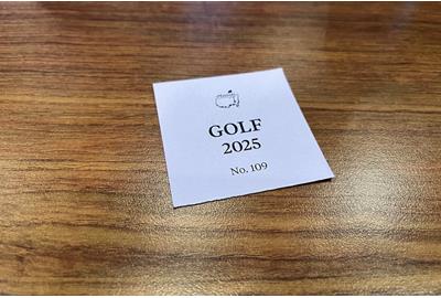 The Masters Lottery is open to accredited members of the golf media.