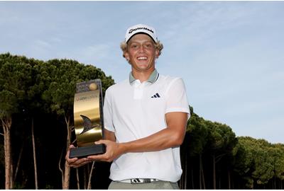 Martin Couvra took home the winner's share of the Turkish Airlines Open prize money.