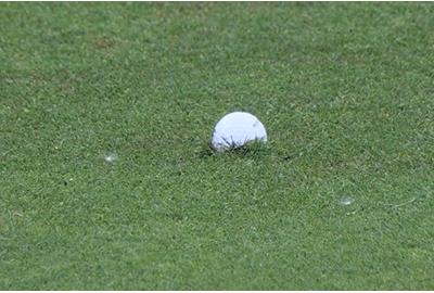 Shane Lowry didn't get relief from this plugged lie at the PGA Championship.