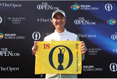 Sadom Kaewkanjana quit golf to be ordained as a monk. Now he's returned and already back in the winners' circle to book a spot at The Open.