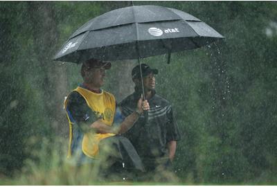 There have been two US Open Monday finishes in the tournament's history.