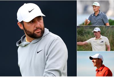 Scottie Scheffler leads The Open with 18 holes to play and that's a daunting prospect for the chasing pack.