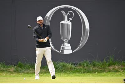 Scottie Scheffler using the TaylorMade Qi10 fairway wood at The Open