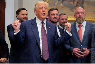President Donald Trump hired Bryson DeChambeau and WWE legend Triple H as part of his team to work on the Presidential Council on Sports, Fitness and Nutrition.