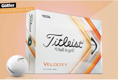 The 2022 Titleist Velocity golf ball.