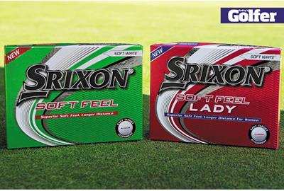 The new Srixon Soft Feel and Soft Feel Lady golf balls.