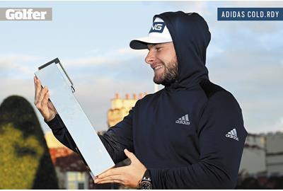 Tyrrell Hatton in the adidas Golf COLD.RDY hoodie.